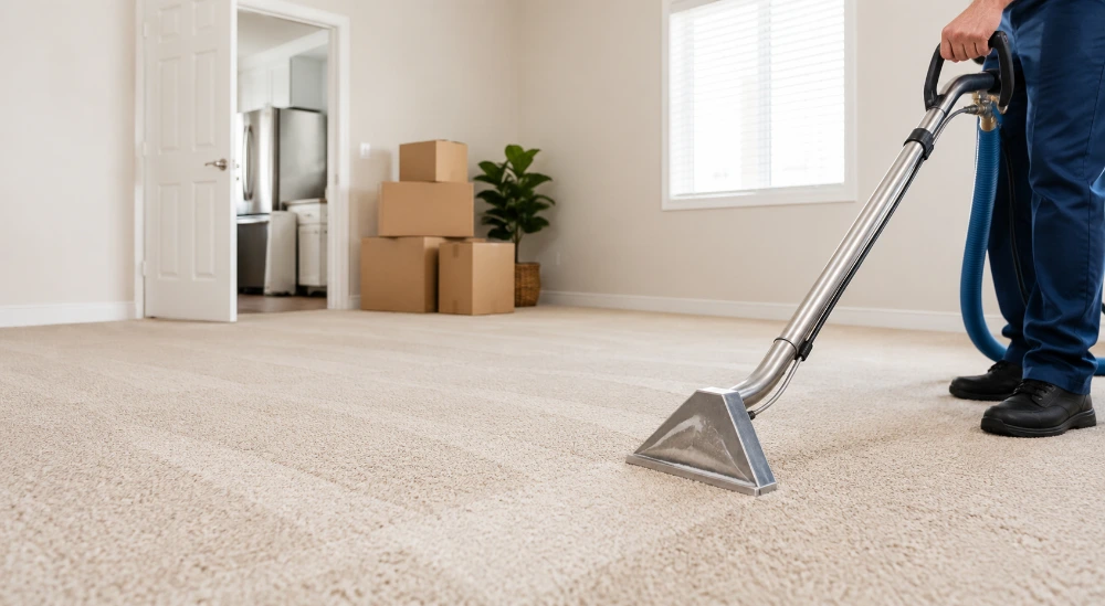 Move-out carpet cleaning Medford Oregon — professional truck-mounted cleaning